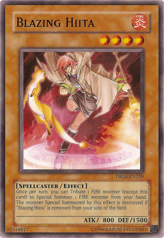 Blazing Hiita [DR04-EN208] Common Yu-Gi-Oh!