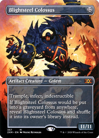 Blightsteel Colossus (Toppers) [Double Masters] Magic: The Gathering