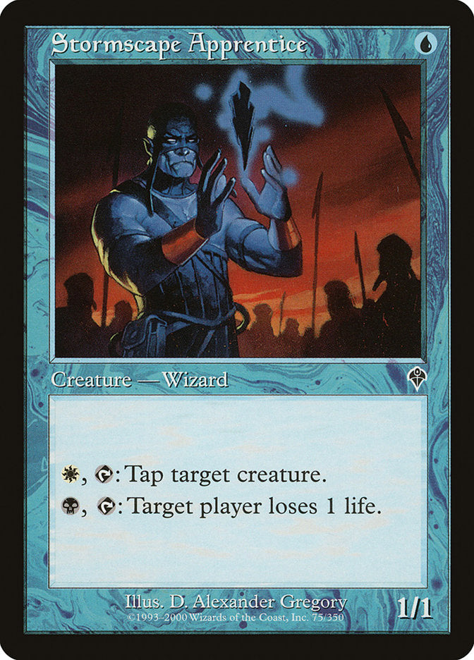 Stormscape Apprentice [Invasion] Magic: The Gathering
