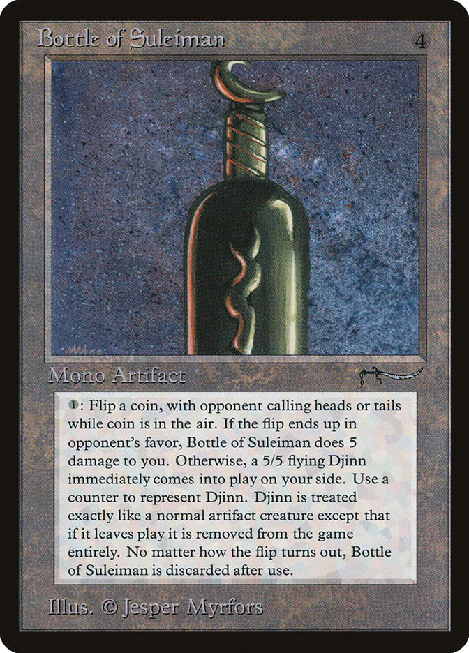 Bottle of Suleiman [Arabian Nights] Magic: The Gathering