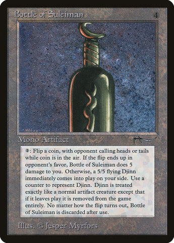 Bottle of Suleiman [Arabian Nights] Magic: The Gathering