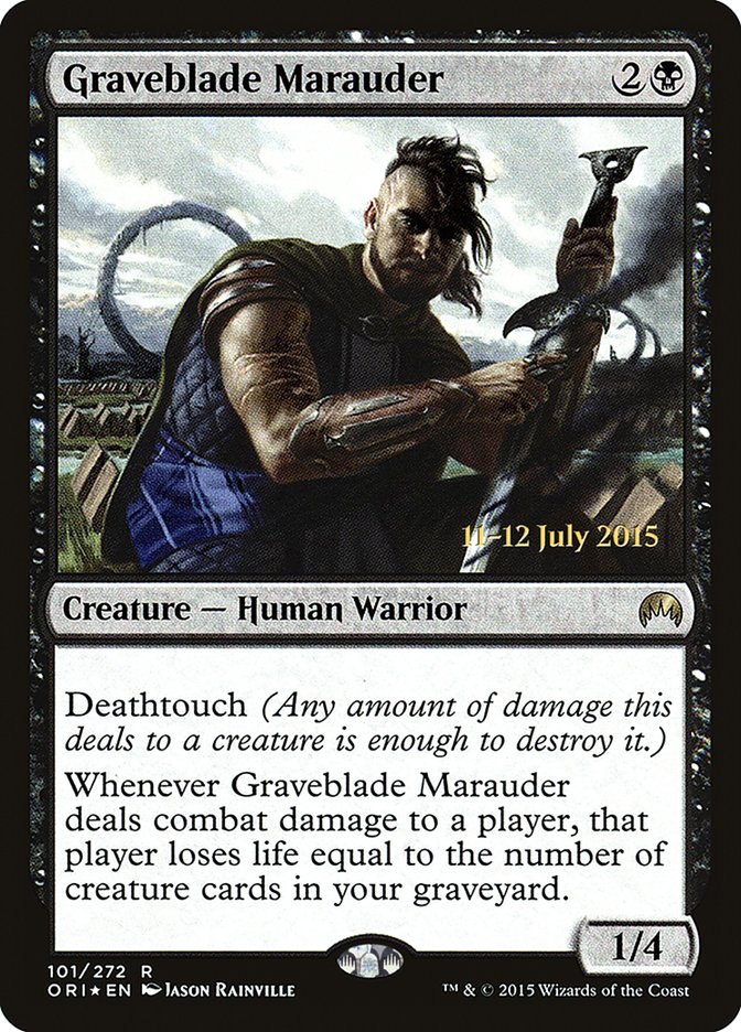 Graveblade Marauder [Magic Origins Prerelease Promos] Magic: The Gathering