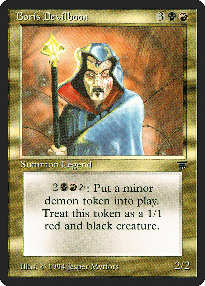 Boris Devilboon [Legends] Magic: The Gathering
