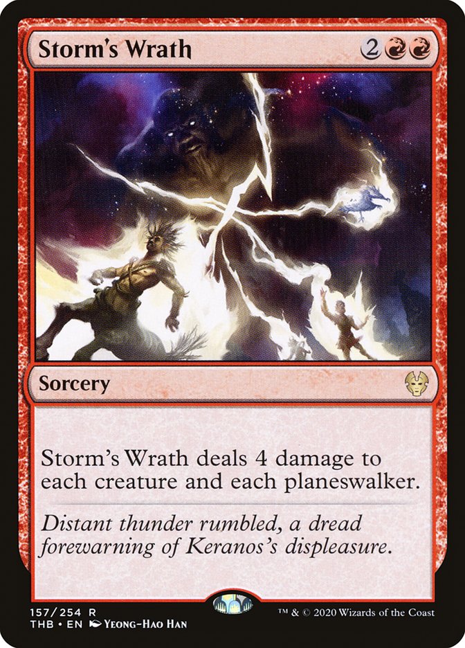 Storm's Wrath [Theros Beyond Death] Magic: The Gathering