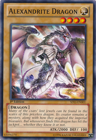 Alexandrite Dragon [SDLI-EN001] Common Yu-Gi-Oh!