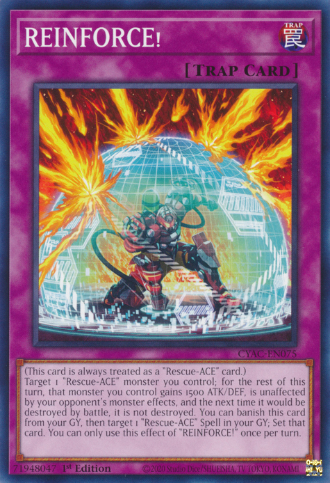 REINFORCE! [CYAC-EN075] Common Yu-Gi-Oh!