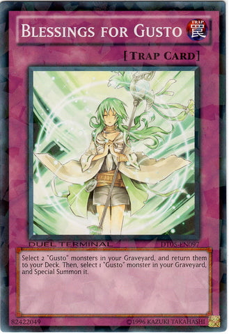 Blessings for Gusto [DT05-EN097] Common Yu-Gi-Oh!