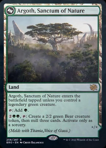 Argoth, Sanctum of Nature [The Brothers' War] Magic: The Gathering