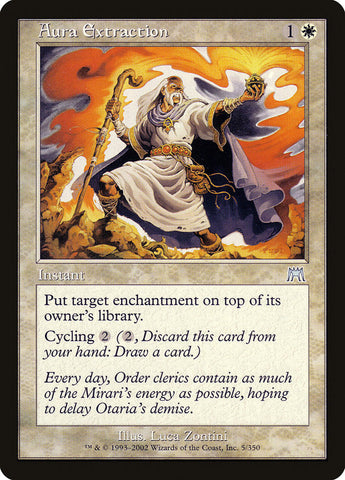 Aura Extraction [Onslaught] Magic: The Gathering