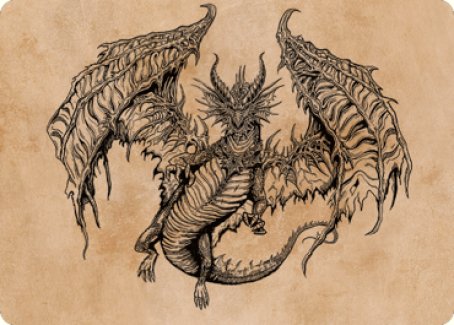 Ganax, Astral Hunter Art Card [Commander Legends: Battle for Baldur's Gate Art Series] Magic: The Gathering