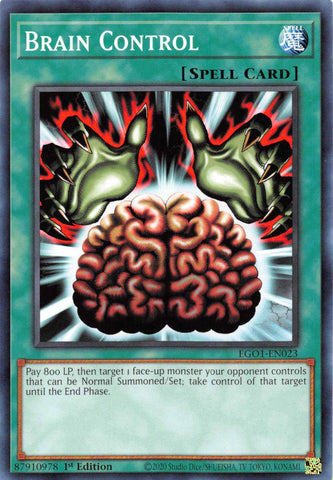 Brain Control [EGO1-EN023] Common Yu-Gi-Oh!