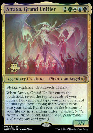 Atraxa, Grand Unifier [Phyrexia: All Will Be One Prerelease Promos] Magic: The Gathering