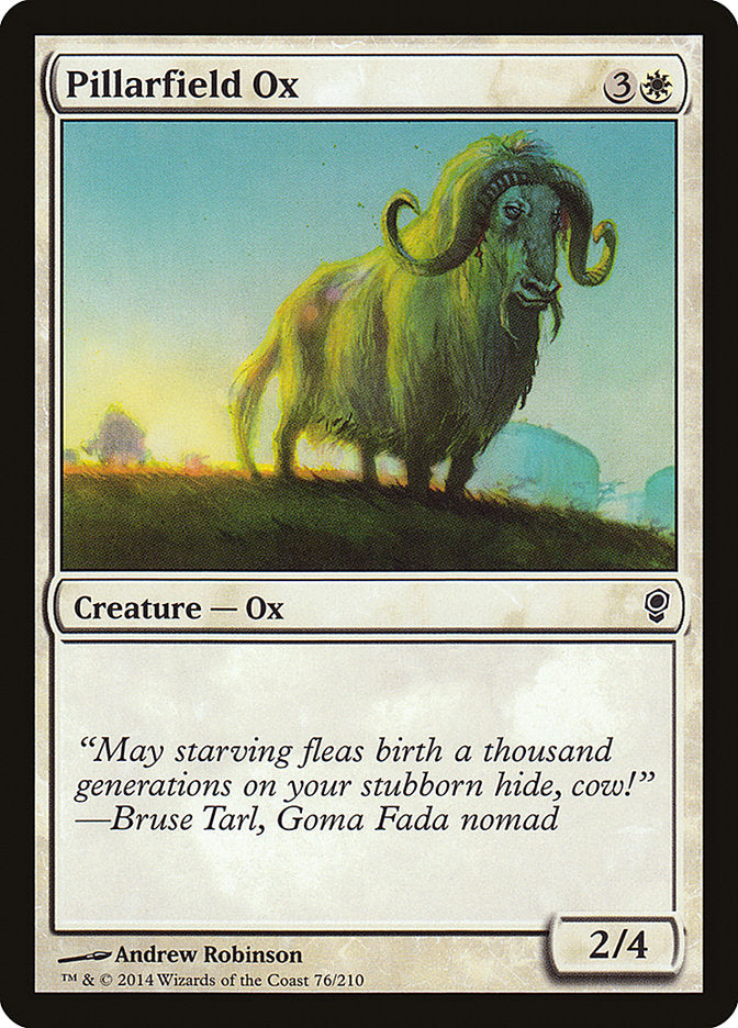 Pillarfield Ox [Conspiracy] Magic: The Gathering