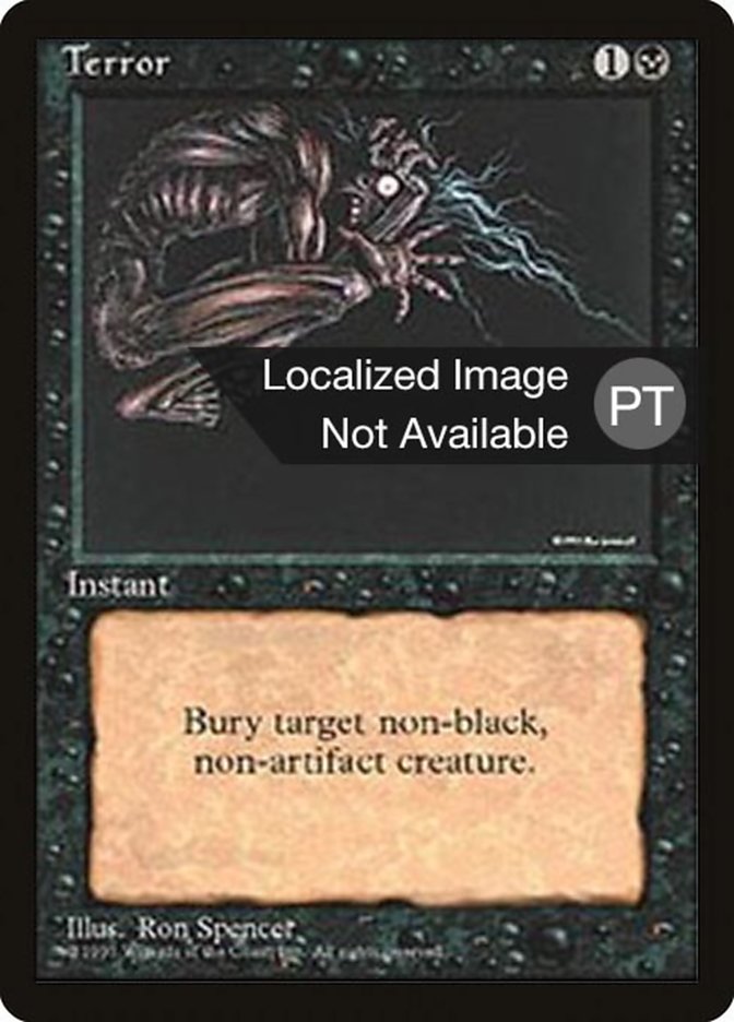 Terror [Fourth Edition (Foreign Black Border)] Magic: The Gathering