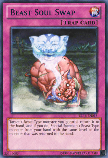 Beast Soul Swap (Blue) [DL16-EN015] Rare Yu-Gi-Oh!