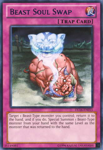 Beast Soul Swap (Blue) [DL16-EN015] Rare Yu-Gi-Oh!