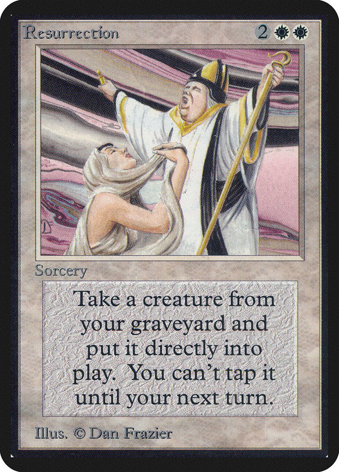 Resurrection [Alpha Edition] Magic: The Gathering