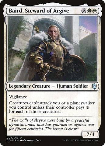 Baird, Steward of Argive [Dominaria] Magic: The Gathering