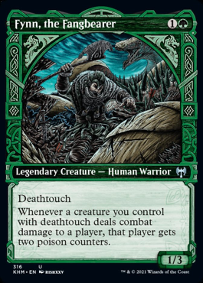 Fynn, the Fangbearer (Showcase) [Kaldheim] Magic: The Gathering