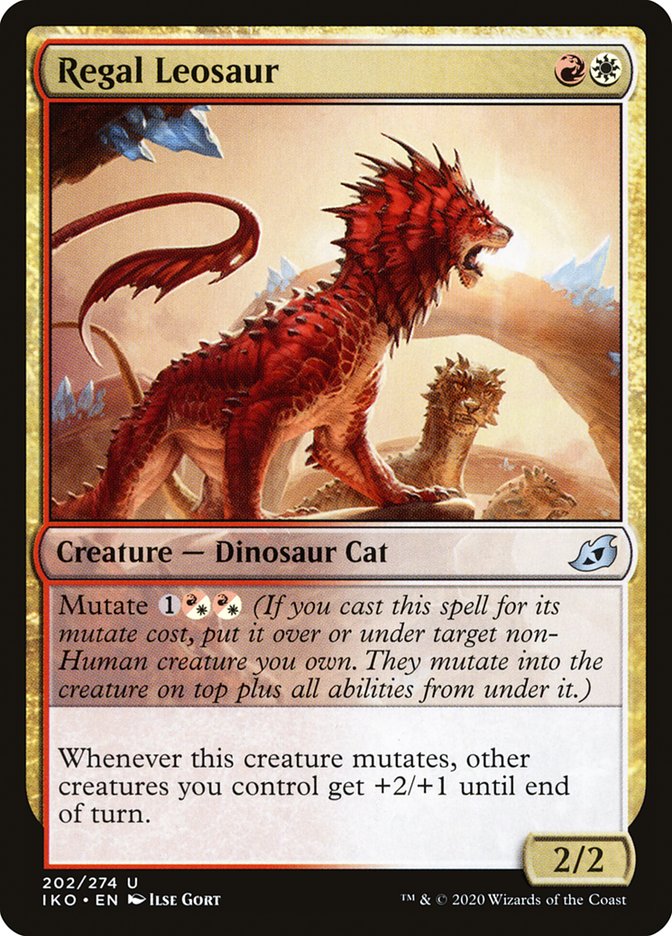 Regal Leosaur [Ikoria: Lair of Behemoths] Magic: The Gathering