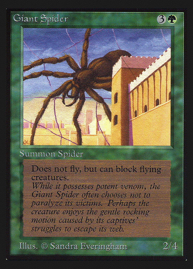 Giant Spider [International Collectors' Edition] Magic: The Gathering