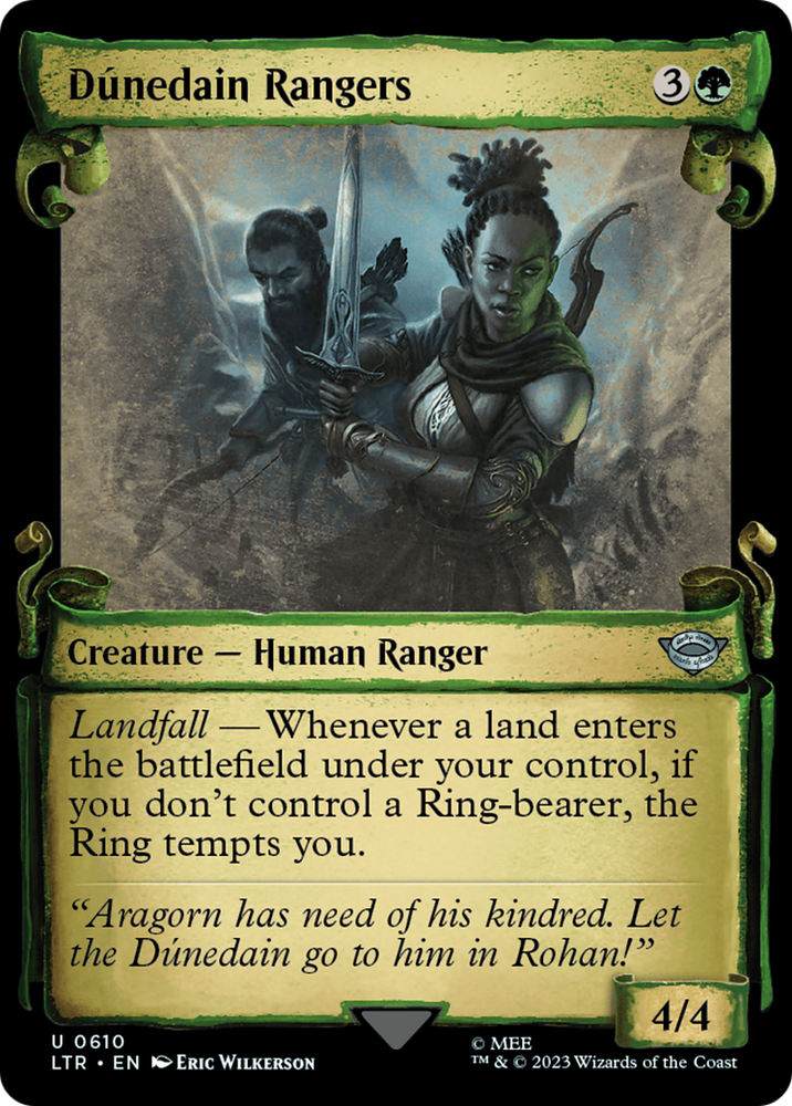 Dunedain Rangers [The Lord of the Rings: Tales of Middle-Earth Showcase Scrolls] Magic: The Gathering