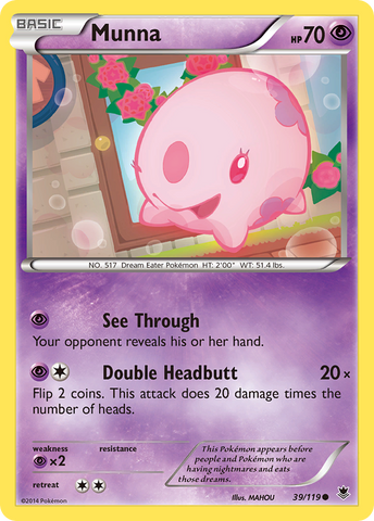 Munna (39/119) [XY: Phantom Forces] Pokémon