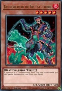 Brotherhood of the Fire Fist - Coyote [MAGO-EN072] Rare Yu-Gi-Oh!
