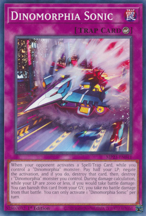 Dinomorphia Sonic [MP23-EN041] Common Yu-Gi-Oh!