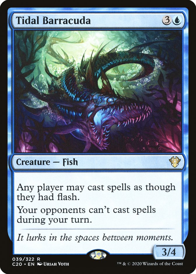Tidal Barracuda [Commander 2020] Magic: The Gathering