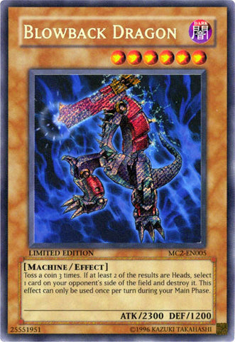 Blowback Dragon [MC2-EN005] Secret Rare Yu-Gi-Oh!