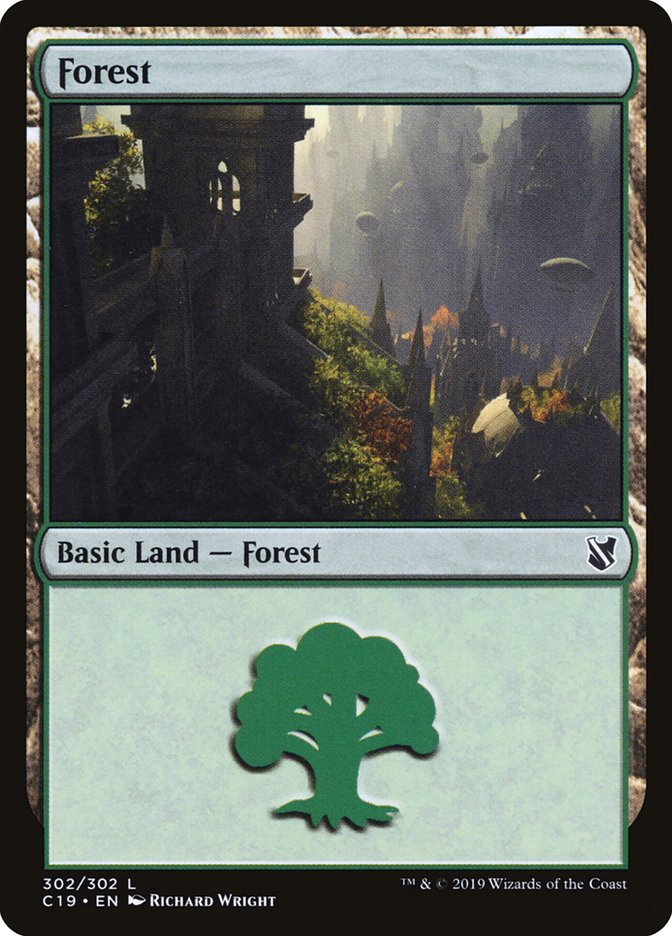 Forest (302) [Commander 2019] Magic: The Gathering