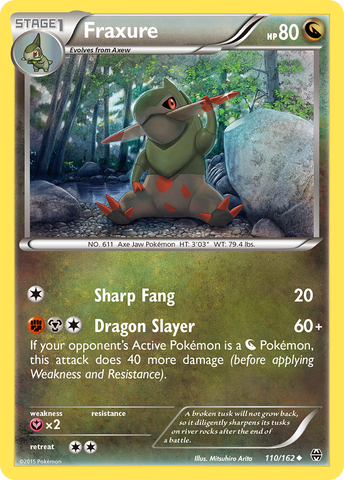 Fraxure (110/162) [XY: BREAKthrough] Pokémon
