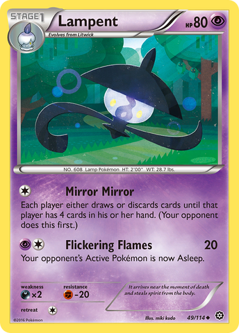 Lampent (49/114) [XY: Steam Siege] Pokémon