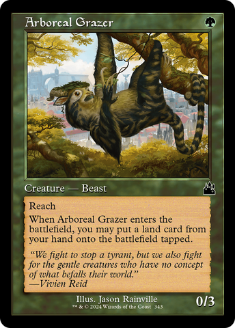 Arboreal Grazer (Retro Frame) [Ravnica Remastered] Magic: The Gathering