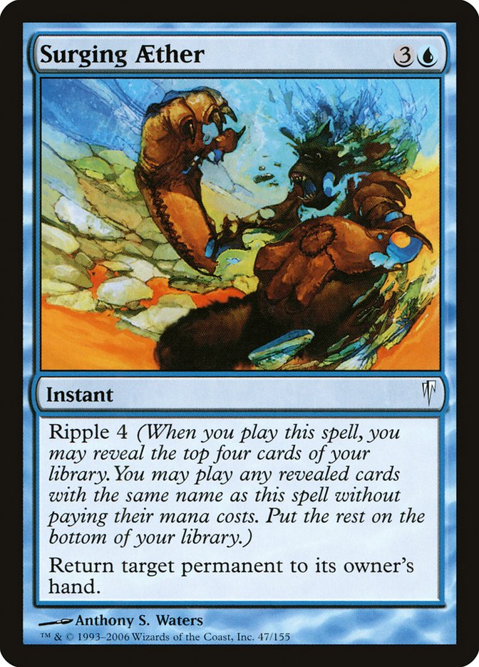 Surging Aether [Coldsnap] Magic: The Gathering