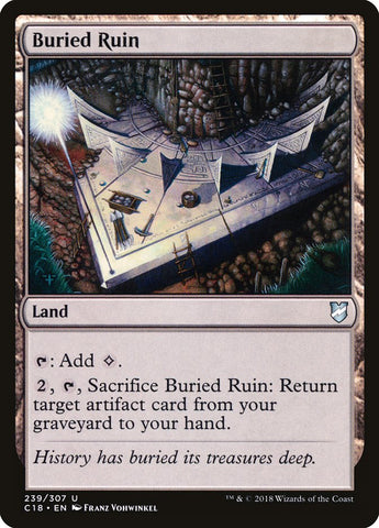 Buried Ruin [Commander 2018] Magic: The Gathering