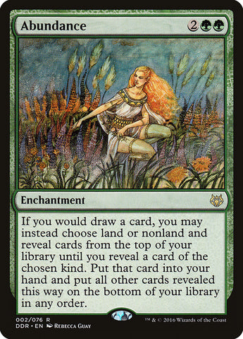 Abundance [Duel Decks: Nissa vs. Ob Nixilis] Magic: The Gathering