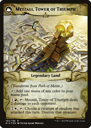 Path of Mettle // Metzali, Tower of Triumph [Rivals of Ixalan Prerelease Promos] Magic: The Gathering