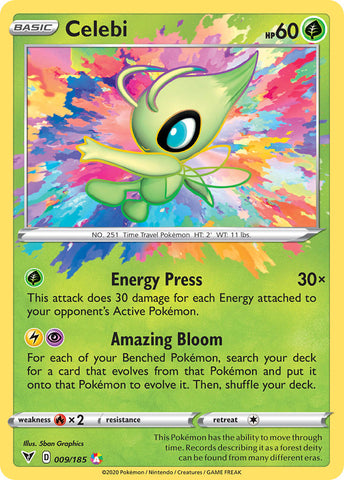 Celebi (009/185) [Sword & Shield: Vivid Voltage] Pokémon