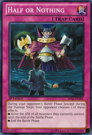 Half or Nothing [BP02-EN201] Common Yu-Gi-Oh!