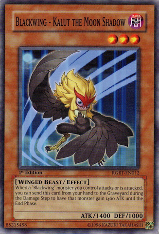 Blackwing - Kalut the Moon Shadow [RGBT-EN012] Common Yu-Gi-Oh!