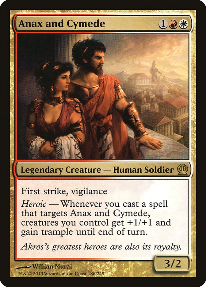 Anax and Cymede [Theros] Magic: The Gathering