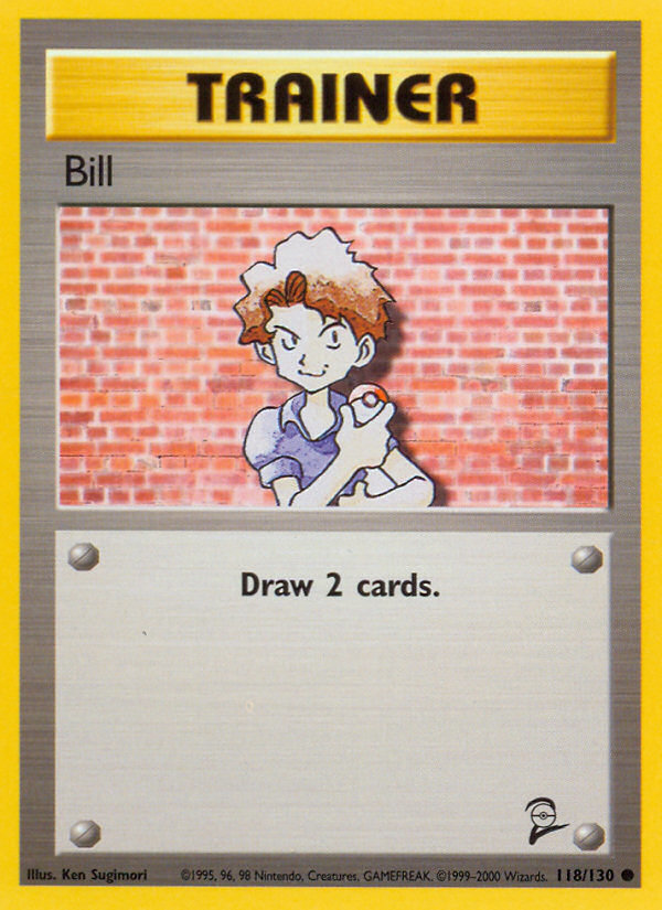 Bill (118/130) [Base Set 2] Pokémon