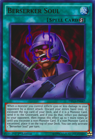 Berserker Soul [DRL3-EN047] Ultra Rare Yu-Gi-Oh!