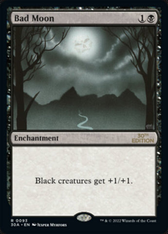 Bad Moon [30th Anniversary Edition] Magic: The Gathering