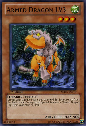 Armed Dragon LV3 [SDDL-EN018] Common Yu-Gi-Oh!