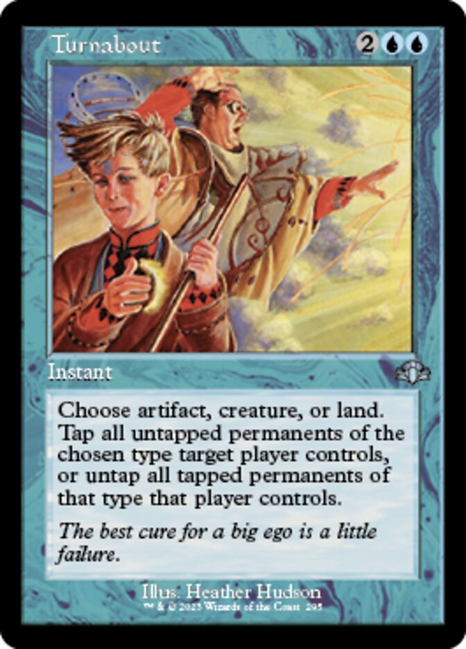 Turnabout (Retro) [Dominaria Remastered] Magic: The Gathering