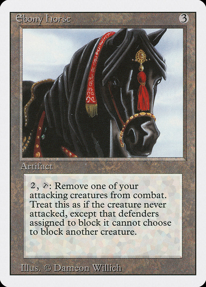 Ebony Horse [Revised Edition] Magic: The Gathering