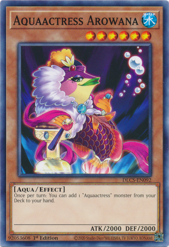 Aquaactress Arowana [DLCS-EN092] Common Yu-Gi-Oh!